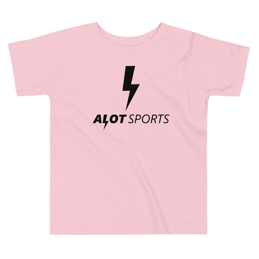 Toddler Bolt Logo + Brand Statement T-Shirt (Black Print)