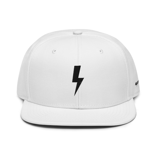 Bolt Logo Snapback Hat (Black Thread)