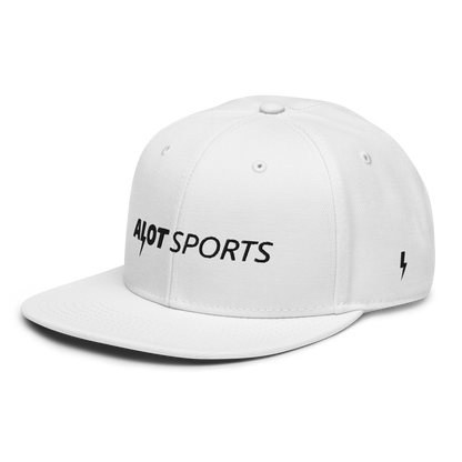 Brand Statement Snapback Hat (Black Thread)