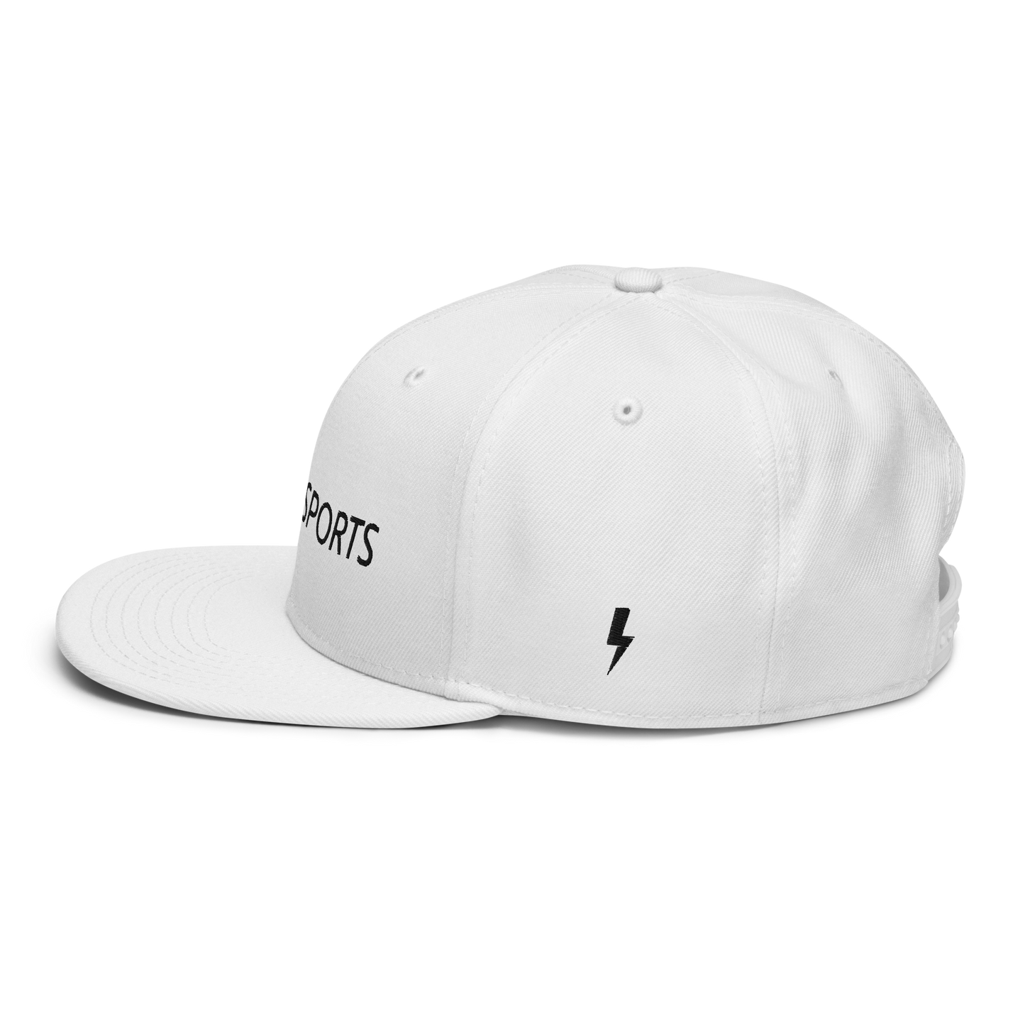 Brand Statement Snapback Hat (Black Thread)